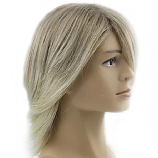 Wigs for Men: Medium Length Straight Synthetic Cosplay, Heat Resistant Fiber - Image 3