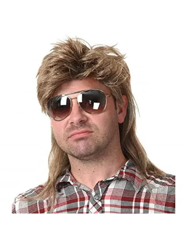 Wigs for Men: Unisex 80s Costume Fancy Party Cosplay Wig