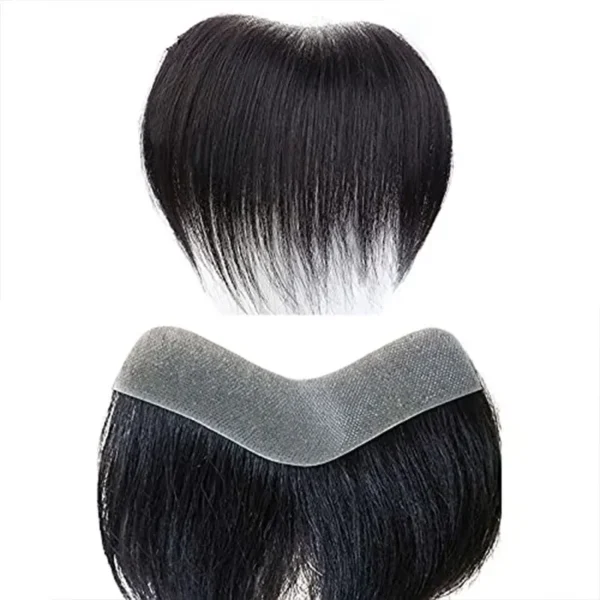 D Style 6-Inch Men's Toupee PU Skin V Loop Hair Replacement System - Image 4