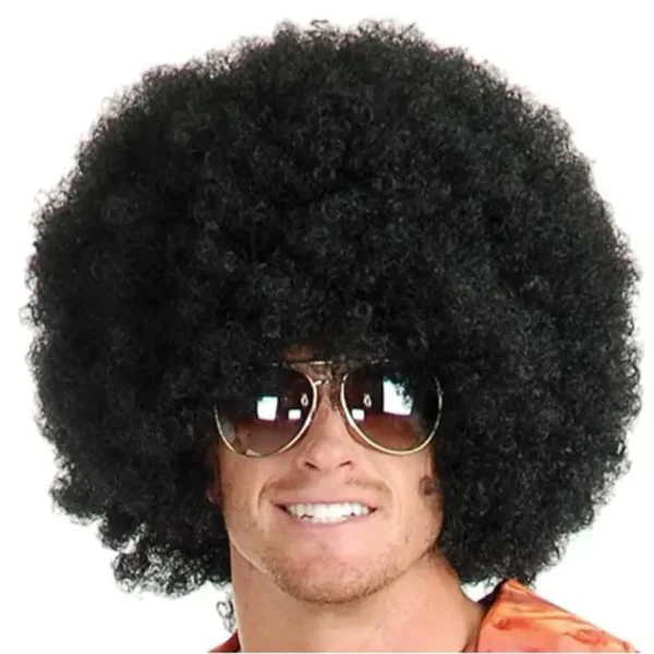 70s Unisex Jumbo Wigs for Men Funny Party Big Afro Wigs